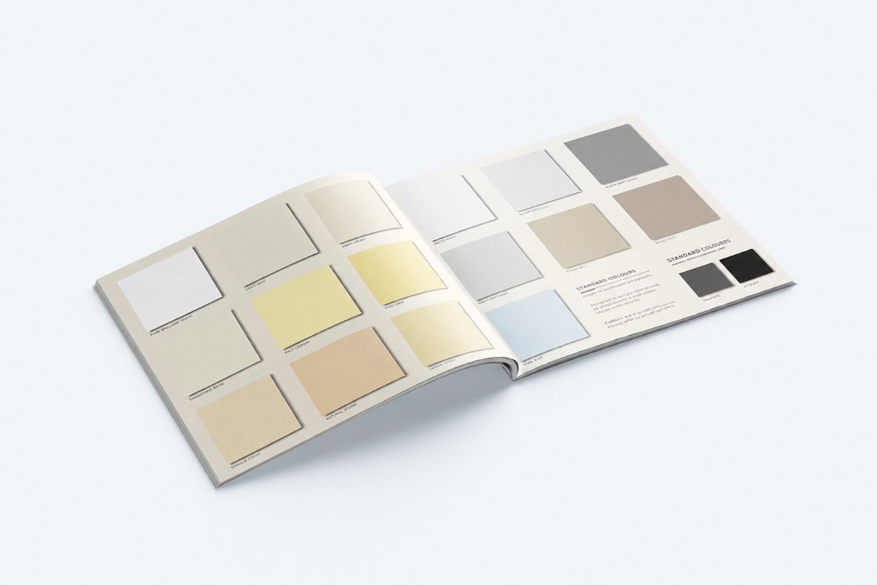 Andura Wall Coating Colour Options